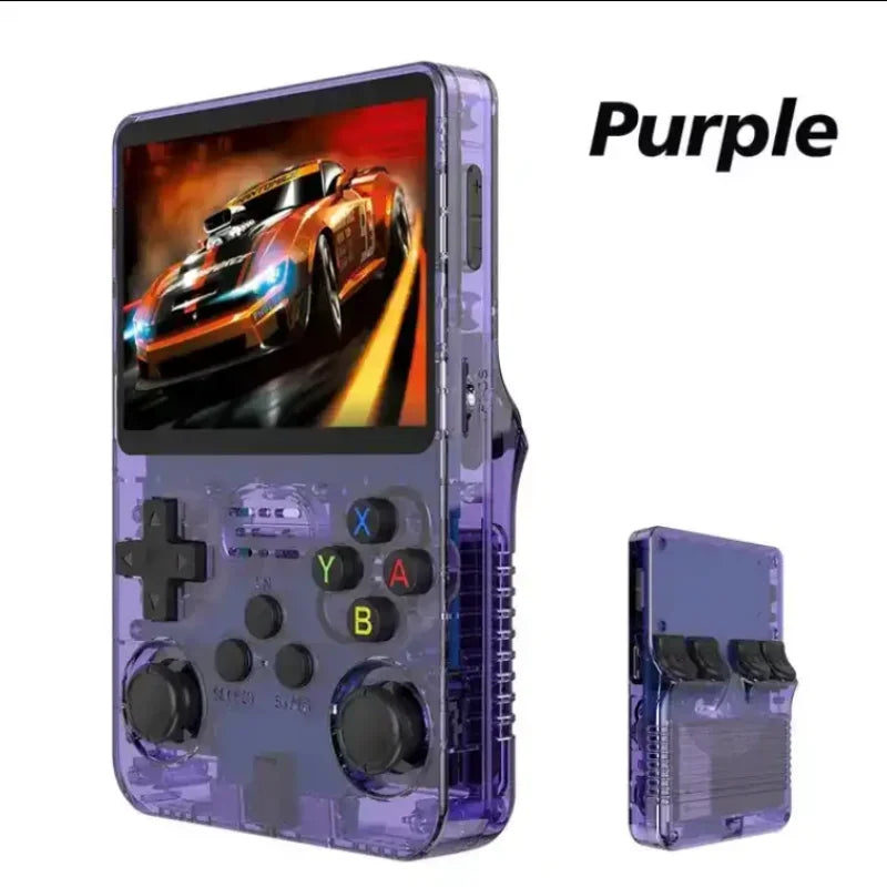 R36S Retro Handheld Game Console 3.5 Inch IPS Screen Open Source System 3500mAh Battery Portable Player Game Pocket Kids Gift