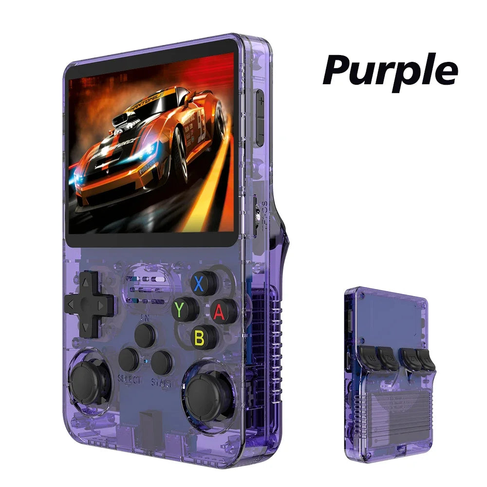 R36S Retro Handheld Game Console 3.5 Inch IPS Screen Open Source System 3500mAh Battery Portable Player Game Pocket Kids Gift