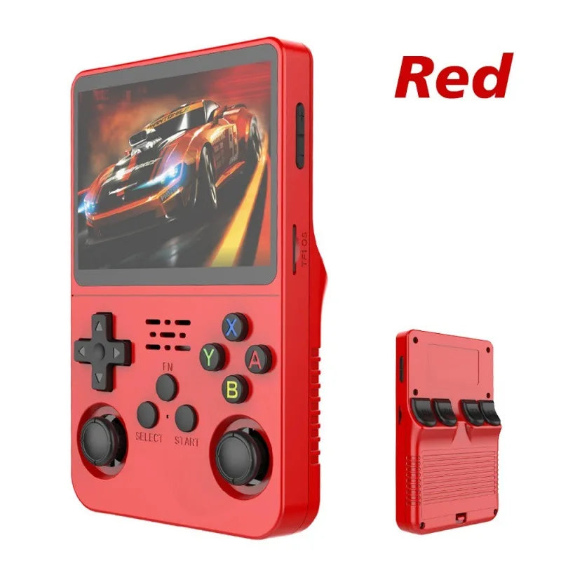 R36S Retro Handheld Game Console 3.5 Inch IPS Screen Open Source System 3500mAh Battery Portable Player Game Pocket Kids Gift