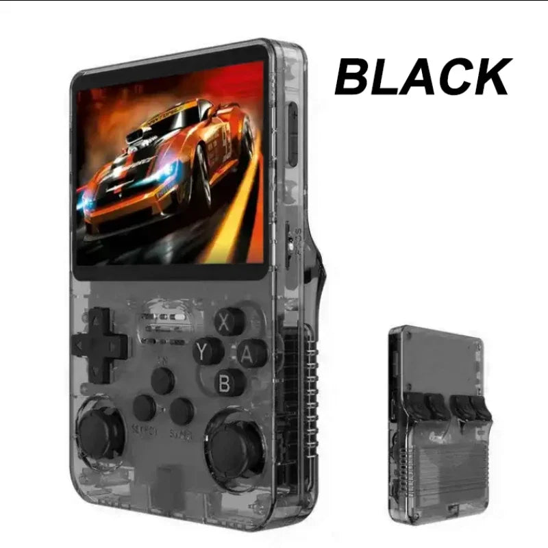R36S Retro Handheld Game Console 3.5 Inch IPS Screen Open Source System 3500mAh Battery Portable Player Game Pocket Kids Gift