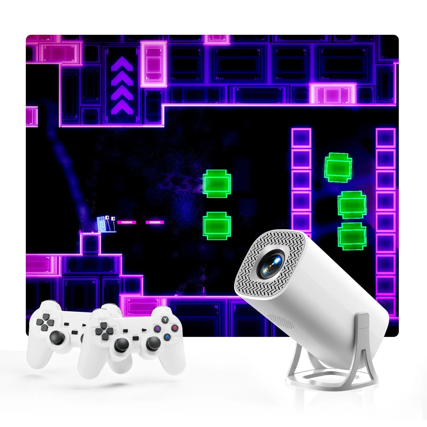 Projecteur Gaming Android 11 - S40MAX 720P avec Manette Sans Fil