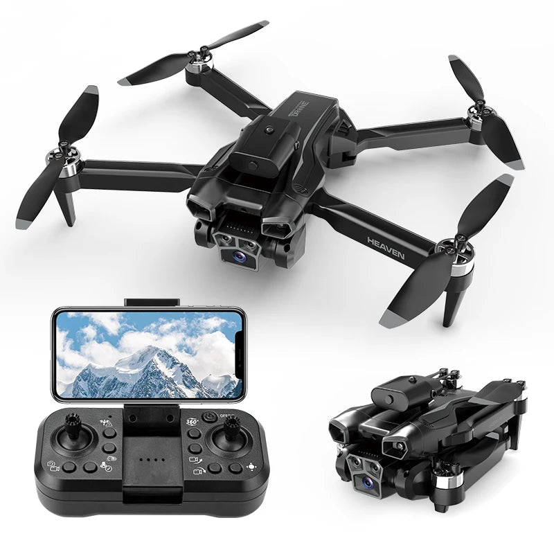Drone aerial view brushless motor with obstacle avoidance optical flow foldable quadrotor foldable remote control airplane toy