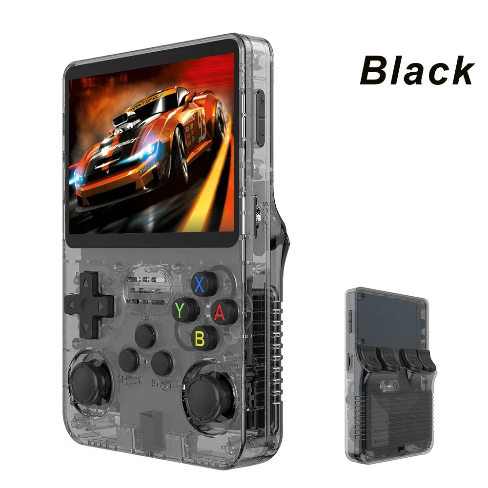 R36S Retro Handheld Game Console 3.5 Inch IPS Screen Open Source System 3500mAh Battery Portable Player Game Pocket Kids Gift