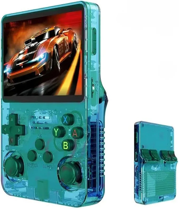 R36S Retro Handheld Game Console 3.5 Inch IPS Screen Open Source System 3500mAh Battery Portable Player Game Pocket Kids Gift