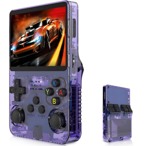 Console de jeu vidéo portable rétro R36S, écran IPS de 3.5 pouces, lecteur vidéo de poche portable pour enfants et adultes , 64 Go, plus de 10 000 jeux, système ArkOS