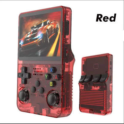 R36S Retro Handheld Game Console 3.5 Inch IPS Screen Open Source System 3500mAh Battery Portable Player Game Pocket Kids Gift