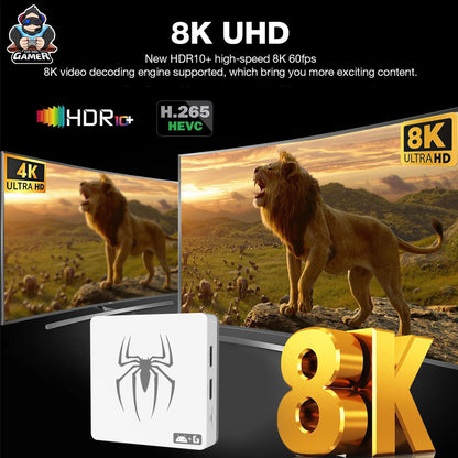 2025 G7 8K 3D video game Consoles 64GB 2.4G Wireless controller android 14 Retro classic game console 25000+ games