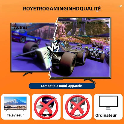4K TV Game Stick Built-in 20000+ Games Retro Handheld Game Player NEW Video Game Console 64G 2.4G Wireless Controller Gamepad