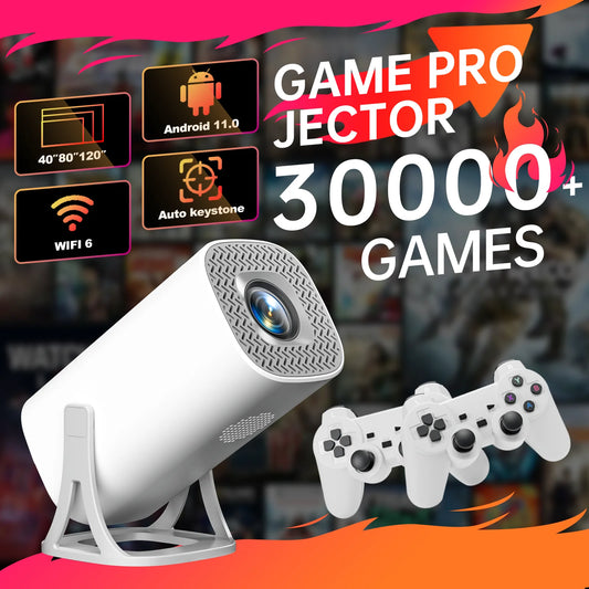 Projecteur Gaming Android 11 - S40MAX 720P avec Manette Sans Fil