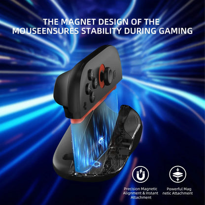 Switch 2 Mouse Switch 2 Left and Right Handle Mouse Switch 2 Small Handle Mini Portable Keyboard and Mouse Base (2-Pack)