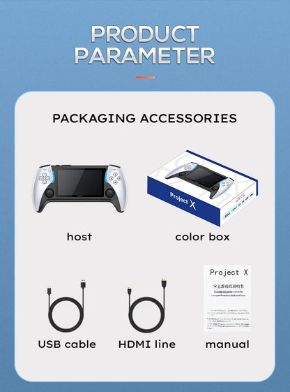 Console Portable Gaming 4.3" - Project X Retro Arcade