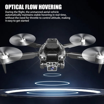Drone aerial view brushless motor with obstacle avoidance optical flow foldable quadrotor foldable remote control airplane toy